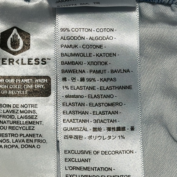 NEW Levi’s 501 Original Crop Jeans High Waist Blue Size 30x26 Straight Leg - Picture 12 of 16